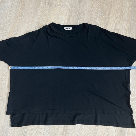 LNA Dolman Sleeve Black Tee 3/4 Sleeve Top 100% Cotton Size Small - Picture 5 of 9